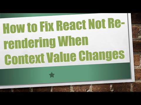 How to Fix