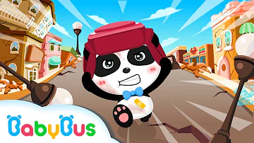 Baby Panda Earthquake Safety Tips | Kids Games | Gameplay Videos | For Children | BabyBus