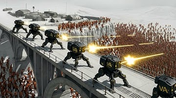 TOTAL INVASION: 6.800.000 Enemies vs T45 Shotgun Last Stand!