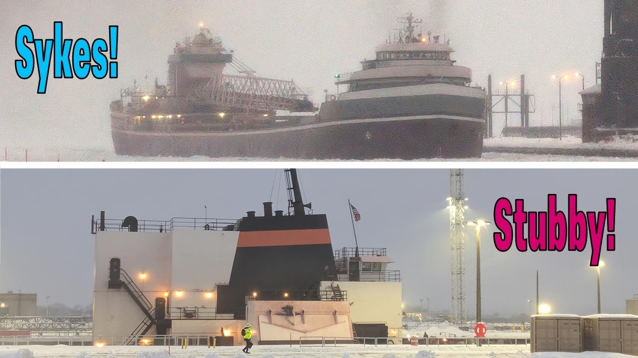 This was the last time I saw the Stewart J. Cort and Wilfred Sykes in the Soo this season.