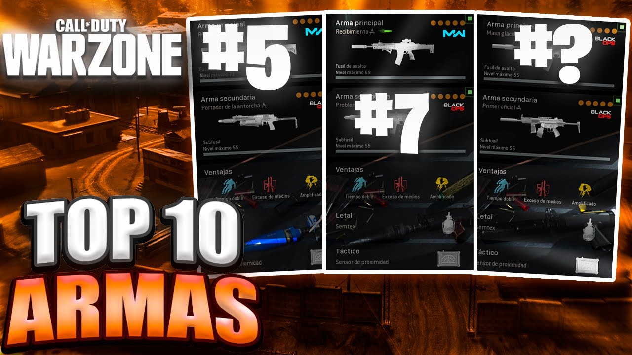 TOP MEJORES CLASES de ARMAS USAR en la TEMPORADA 2 de WARZONE - YouTube