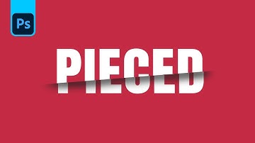 Slice Text Effect in Photoshop | Stylish Text Effect | Adobe Photoshop Tutorial