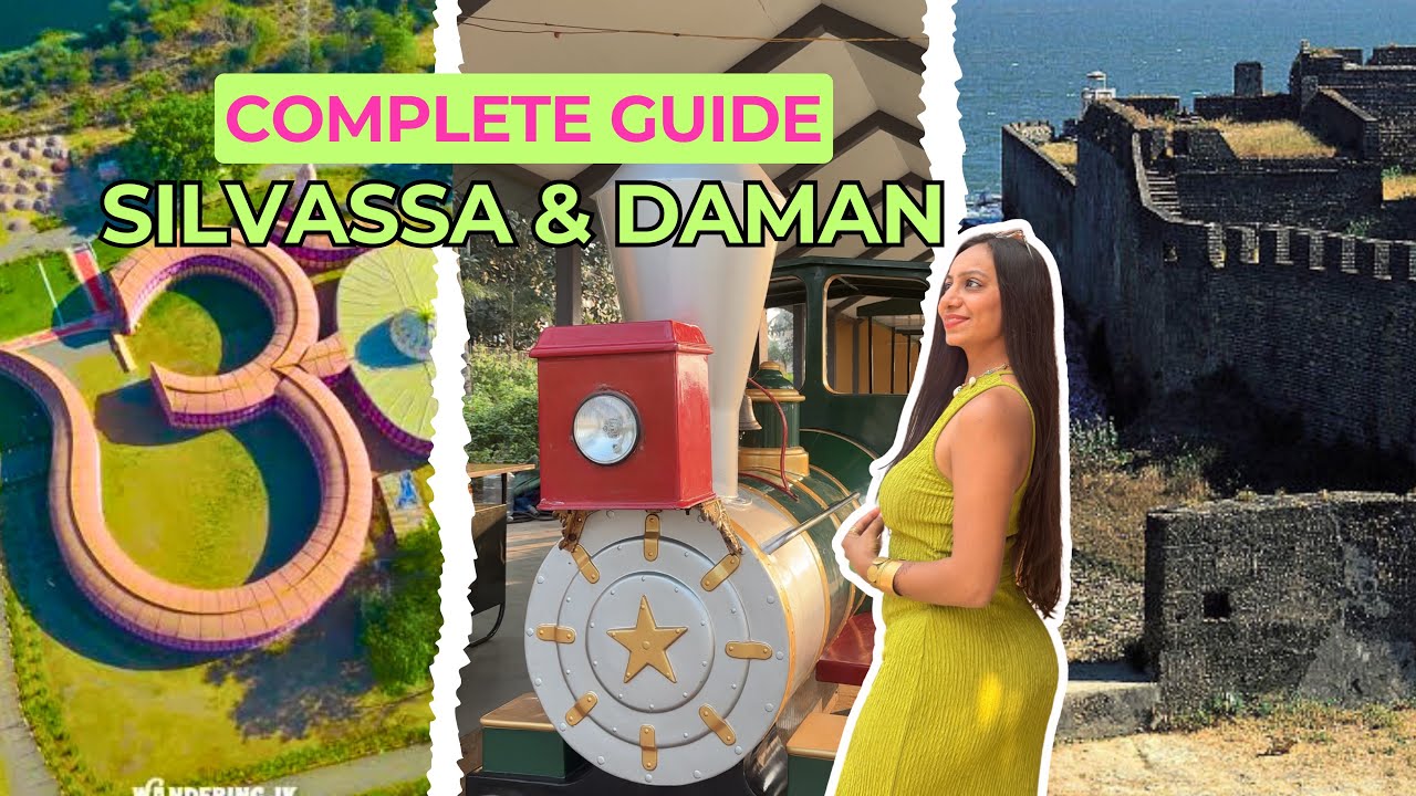 Silvassa & Daman Complete guide from Mumbai | Lion Safari | OM Temple | Devka Beach | Toytrain 