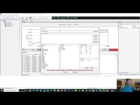 Automating the Model 2602B SMU with ACS Basic Software Measuring BJT hFE