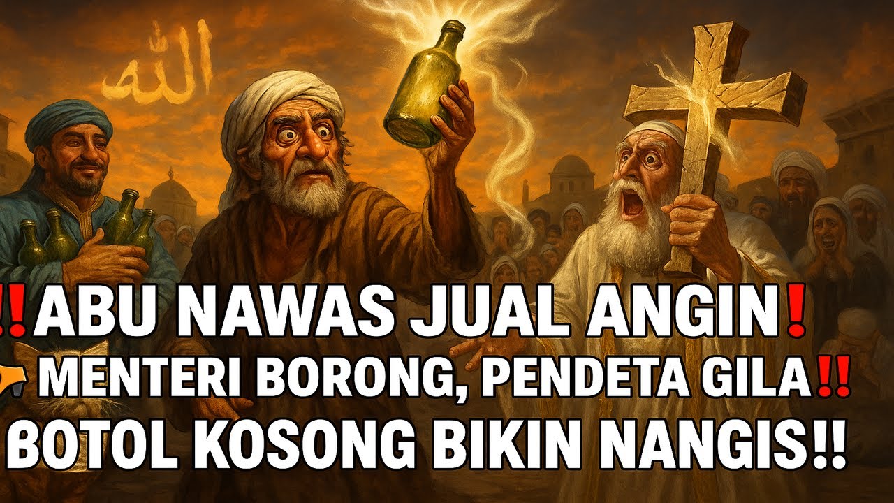 ABU NAWAS JUAL ANGIN DI BOTOL, TAPI LARIS MANIS DIBORONG MENTERI!