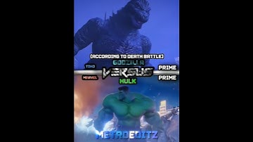 Godzilla vs Hulk | Death Battle #godzilla #vs #hulk #deathbattle #roadto3k #trending