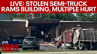 LIVE: 18-wheeler crashes into DPS office, multiple injured in Brenham Texas | LiveNOW from FOX