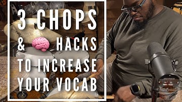 3 Chops to Instantly Boost Your Vocabulary! 🥁