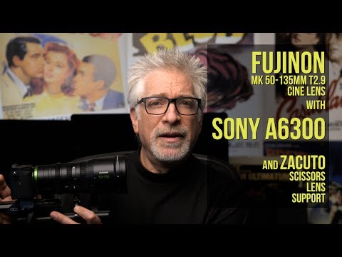 Fujinon MK 50-135mm T2.9 on Sony a6300 with Zacuto Scissors: Killer Combo