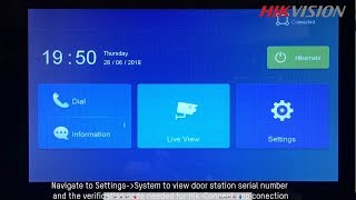 Hikvision Tutorials - 2 Wire Video Intercom Kit (Mobile App Connection)