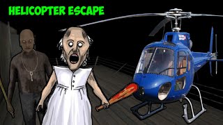 Helicopter Escape From Granny Grandpa's House | Granny Chapter Two Gameplay In Malayalam #2