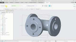pipe design in Creo 4 0