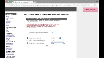 Add a Surcharge or Convenience Fee to Credit Card Processing Sales