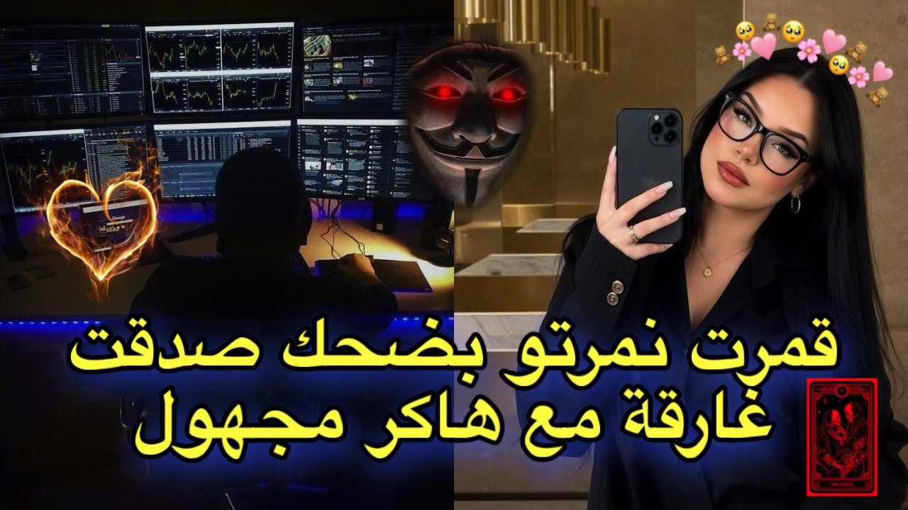 طحت فهاكر لي ولا مهووس بيا ❤️🍯|قصة قمرت نمرتو بضحك صدقت غارقة مع هاكر مجهول 💍❤️