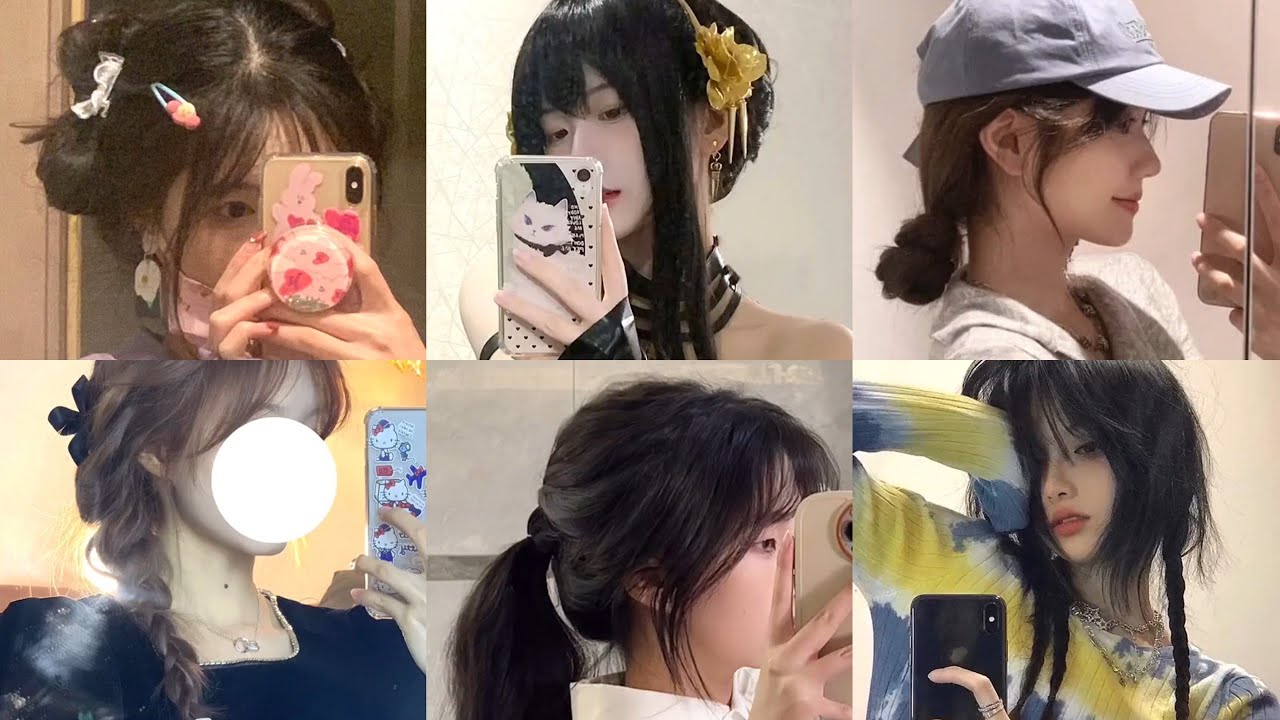 Những kiểu tóc xinh, dễ làm trên douyin, tiktok #6 - youtube