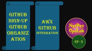 Step by Step GitHub integration with AWX from scratch | EP-5 | NetDevOpsLab