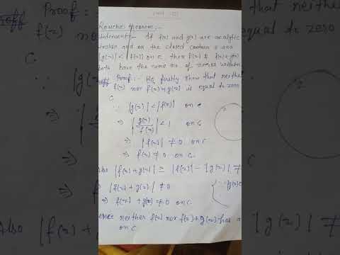 Rouche's theorem /