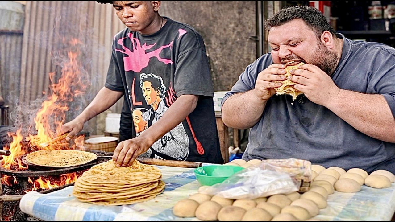 Street Food Chapati Making | Fresh & Soft Flatbread