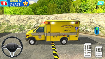 Miami Ambulance Van Driving in Coast Guard Beach Rescue Team - Android Gameplay