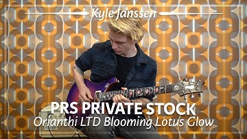 PRS Private Stock Orianthi LTD Edition Blooming Lotus Glow played by Kyle Janssen | Demo