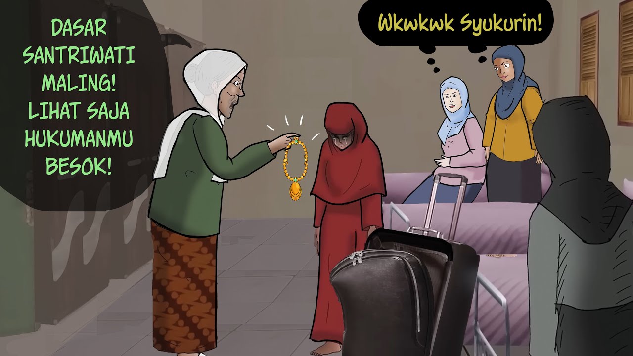 Santriwati Kleptomania berujung Petaka | Asal Usul Hantu Herlina Full Movie