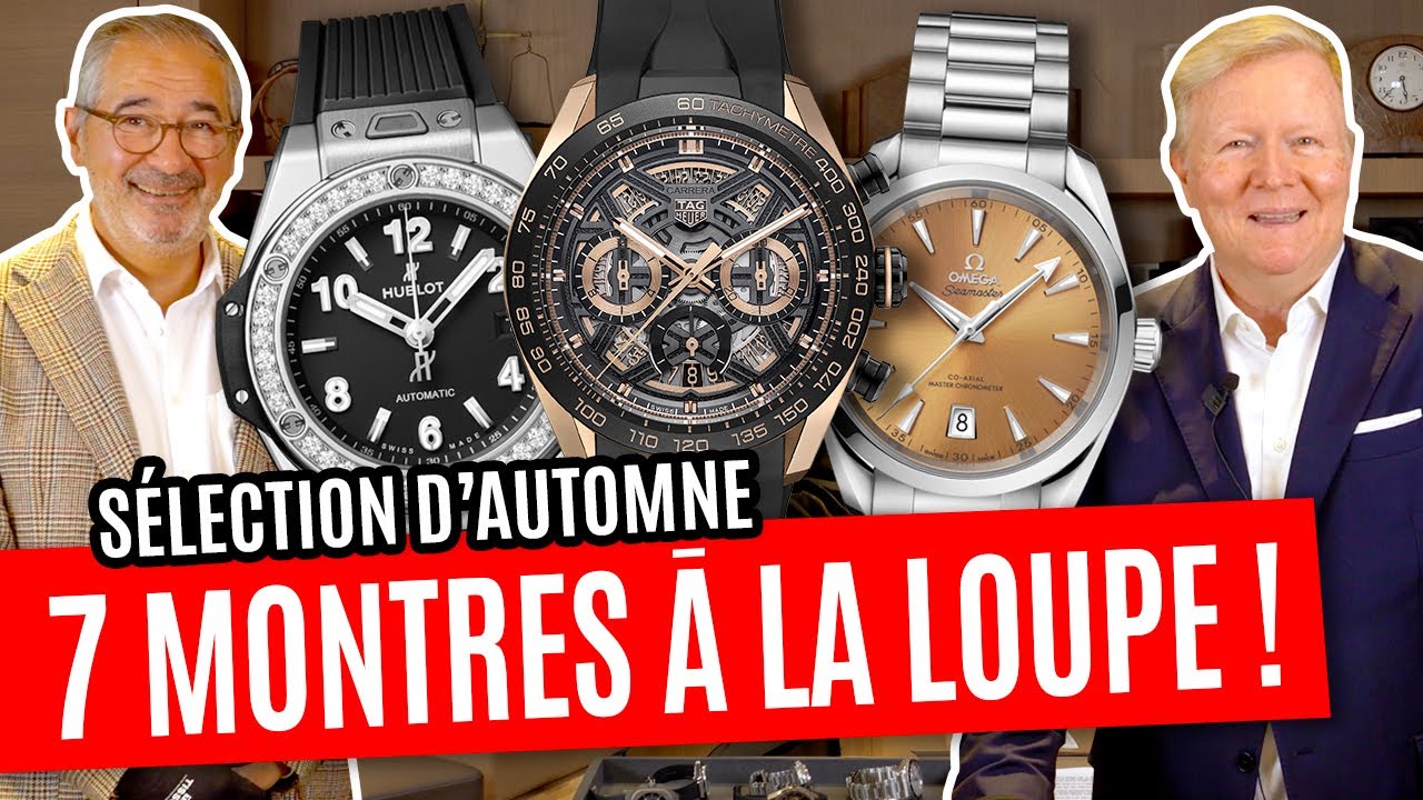 7 montres sous la loupe : une sélection d'automne à la boutique de Jean ...