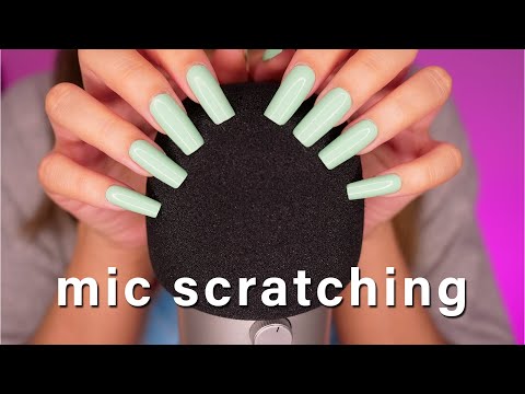 ASMR ~BRAIN MASSAGE~ Mic Scratching For Sleep & Relaxation ♡