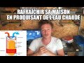 Rafraichir sa maison en produisant de l'eau chaude !