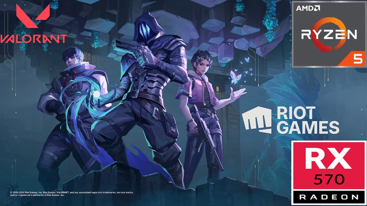 Valorant Ryzen5 2600 Rx 570 4gb  1080p Max,Low Settings