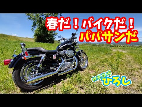HD Sportster XLH883] It's spring! It's a bike! It's Papasan