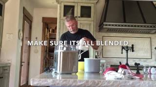 Bill Engvall Makes Homemade Peach Ice Cream
