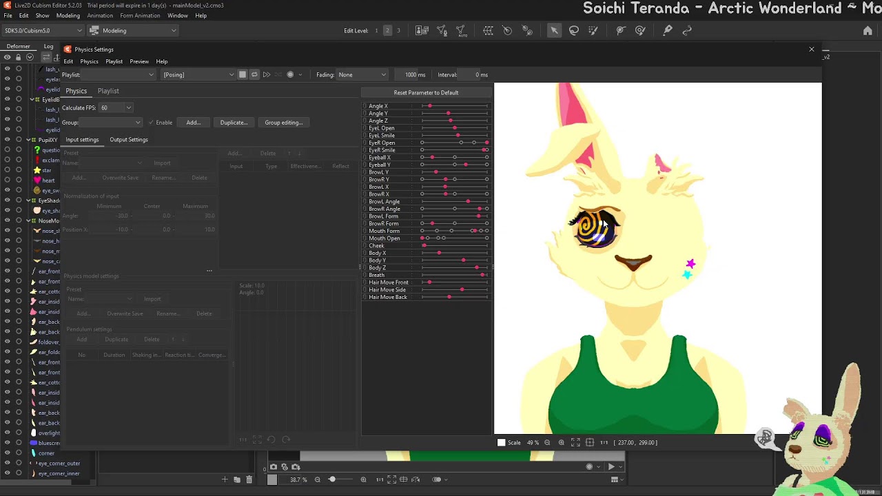 learning Live2D by making my own model - Mouth Rigging Woes