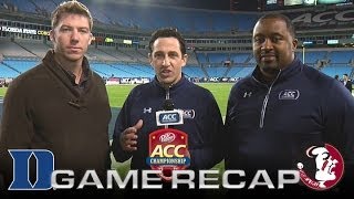 Recap: Florida State Dominates In ACC Championship Game