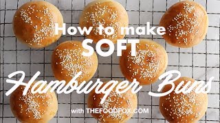 How to make soft hamburger buns | The Food Fox screenshot 2