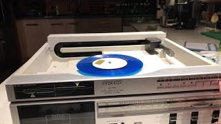Sharp VZ-1500  faulty turntable belt and linear tracking drive belt. Belt replacement part 1