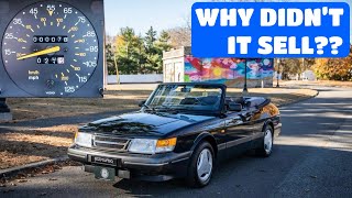 78 Mile Saab 900 Fails to Meet Reserve at Auction - Here’s Why