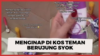 Menginap di Kos Teman Berujung Syok Pas ke Kamar Mandi, Wanita Ini Malah Banjir Hujatan