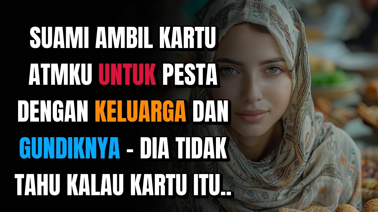 SUAMI AMBIL KARTU ATMKU UNTUK PESTA DENGAN KELUARGA DAN GUNDIKNYA - DIA TIDAK TAHU KALAU KARTU ITU..