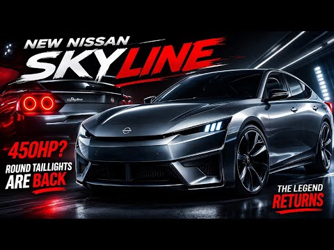 Video All New Nissan Skyline First Look With Iconic Taillights Back