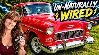 1955 Chevy Street Beast gets Wired... Hustle House Style!