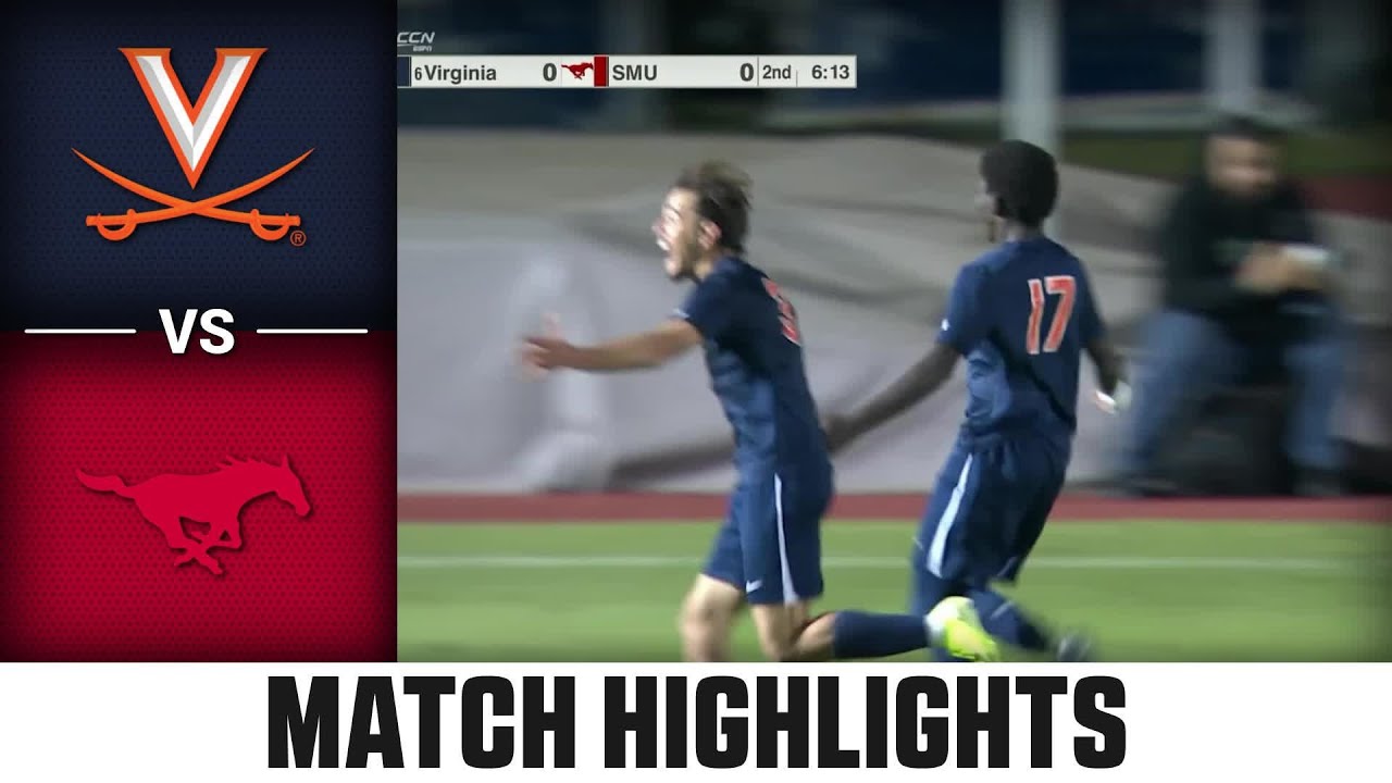 Virginia vs. SMU Match Highlights | 2025 ACC Men's Soccer