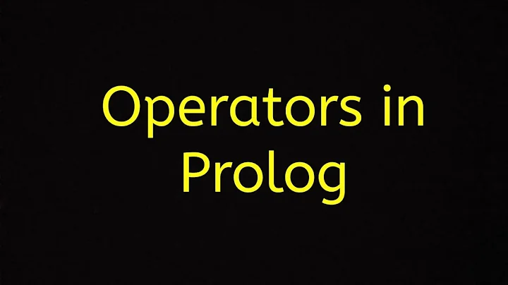Operators in Prolog|| Prolog Operators|| GNU|| Artificial Intelligence Lab|| Operators|| AI ||Prolog