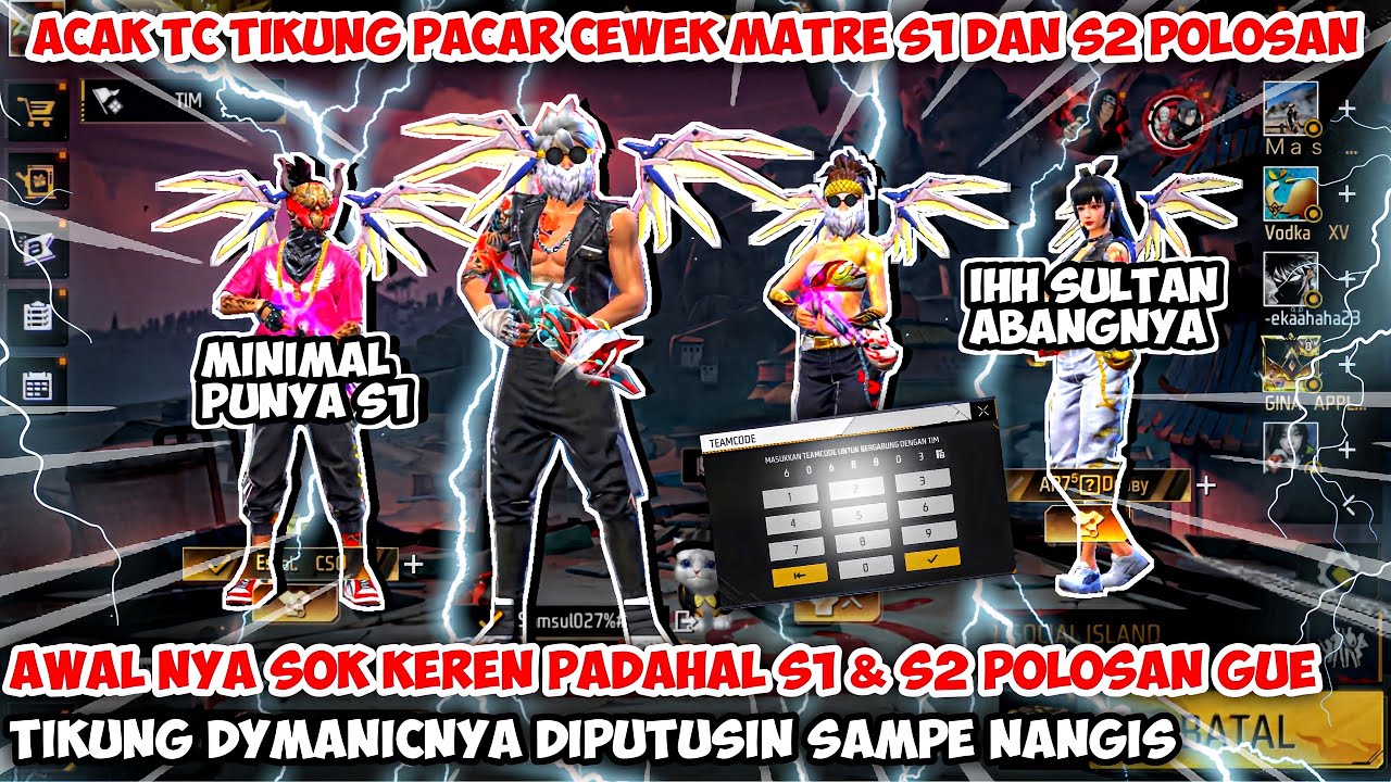 ACAK ACAK TC TIKUNG PACAR S1 DAN S2 POLOSAN SAMPE NANGIS KARENA DIPUTUSIN DYNAMIC DUO SAMA CEWEKNYA🤣