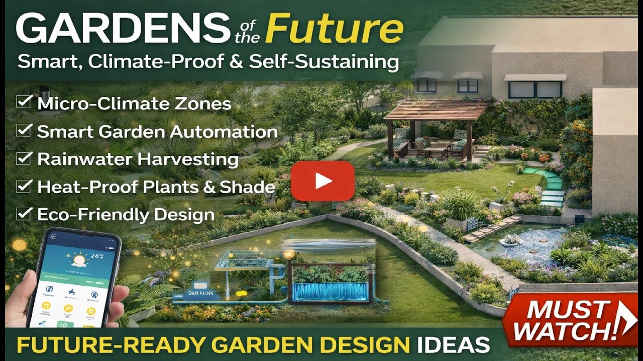 Gardens of the Future  | Smart, Climate-Proof & Self-Sustaining Garden Design Ideas