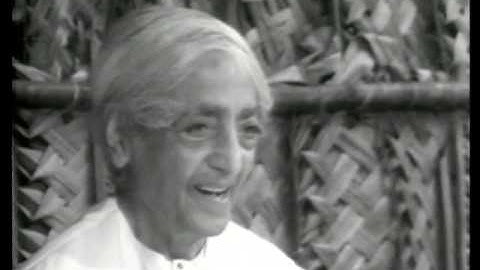 On right action and self-knowledge | J. Krishnamurti
