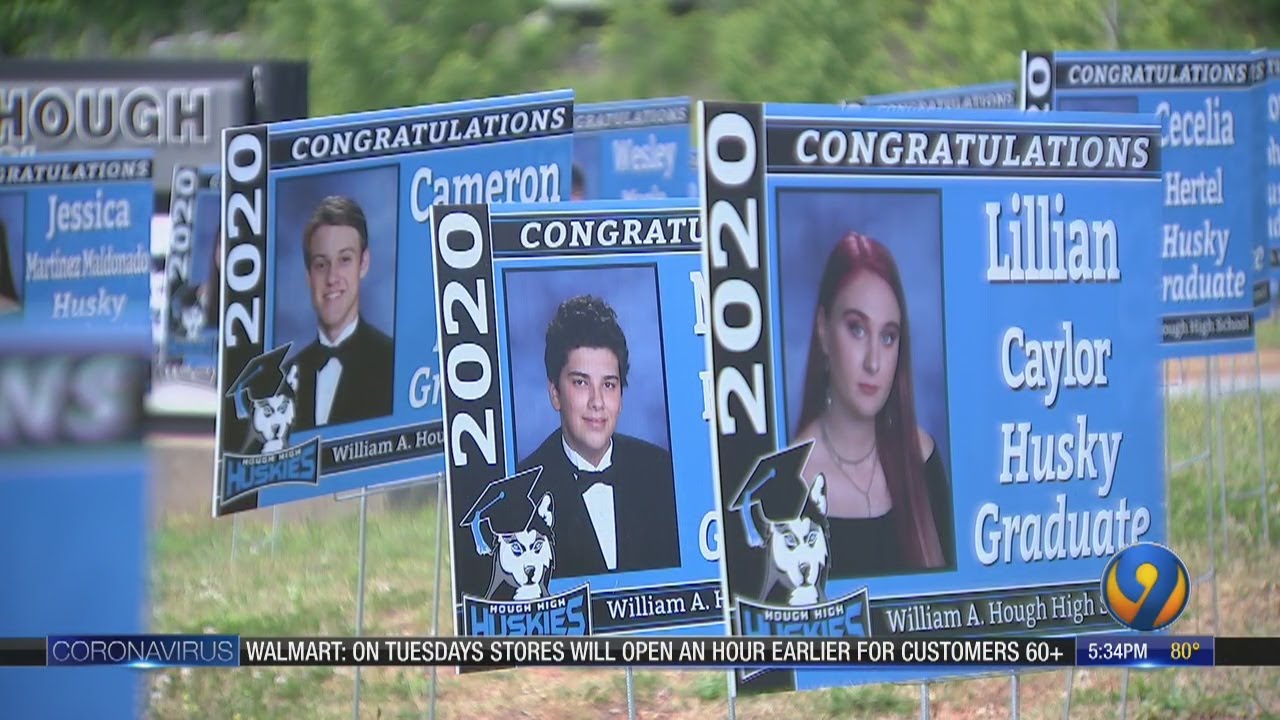Cornelius high school finds new way to honor graduating seniors YouTube