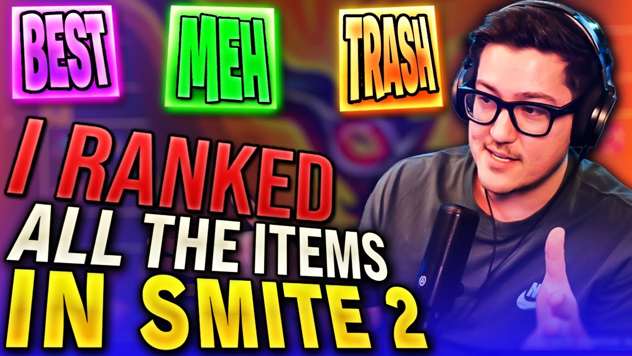 I RANKED ALL THE ITEMS IN SMITE 2 AFTER THE RECENT NERFS - ITEM TIER LIST