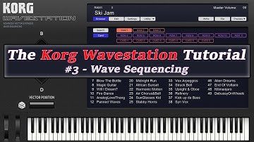 The Korg Wavestation Tutorial #3 - Wave Sequencing