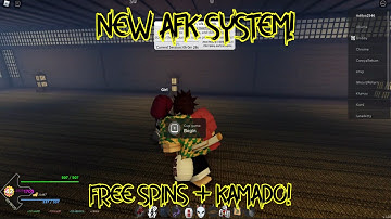 Project Slayers AFK System Explained! + How To Afk! (Free  Spins + Kamado!) | Project Slayers Roblox