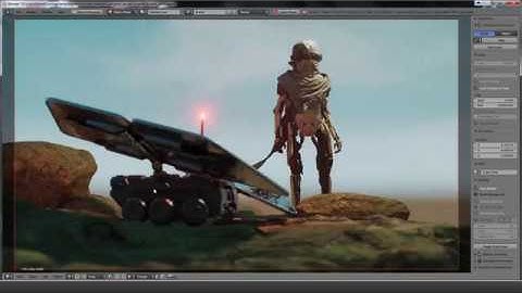 Blender Eevee viewport demo - wanderer